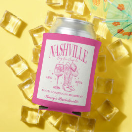 Enfriador De Latas Personalizado Nashville Bachelorette Rodeo Cocktai