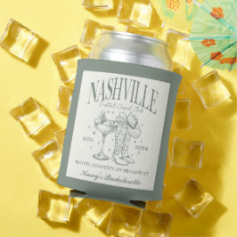Enfriador De Latas Personalizado Nashville Bachelorette Rodeo Cocktai