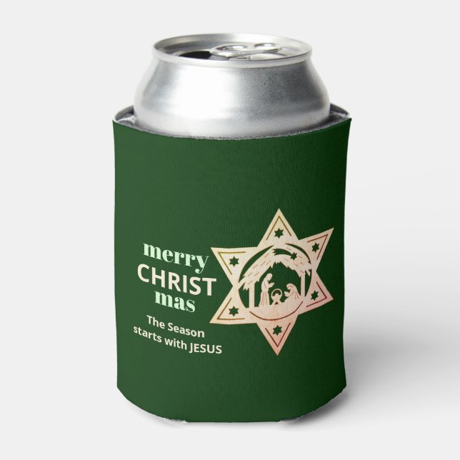 Enfriador De Latas Personalizado Navidades Natividad (Lata Anverso)