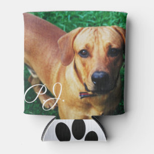 Enfriador De Latas Personalizado Personalizada Foto Perro Stubby Hold