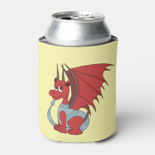 Enfriador De Latas Personalizado Red Dragon (Lata Anverso)