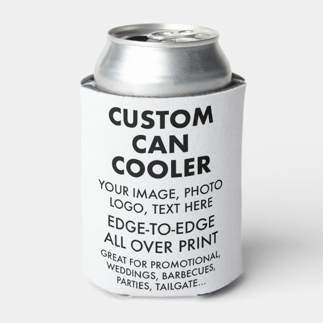 Enfriador De Latas Personalizado Refrigerador de bebidas personalizad (Lata Anverso)