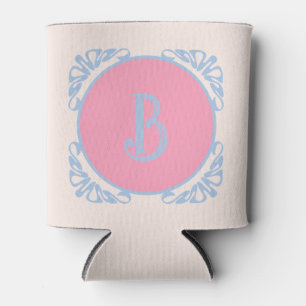 Enfriador De Latas Personalizado rosa y azul 