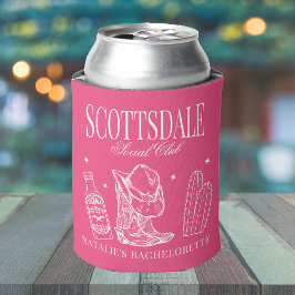 Enfriador De Latas Personalizado Scottsdale Bachelorette Party Social