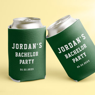 Enfriador De Latas Personalizado Simple Moderno Partido de Soltero Gu