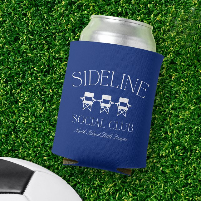 Enfriador De Latas Personalizado Sports Mom Sideline Social Club (Subido por el creador)