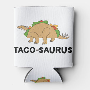 Enfriador De Latas Personalizado Taco Dinosaur Tacosaurus Rex