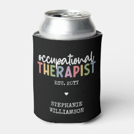 Enfriador De Latas Personalizado Terapia Ocupacional Ocupacional de R