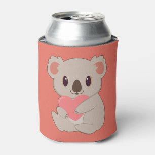 Enfriador De Latas Personalizado Textos Amar Koala