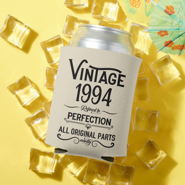Enfriador De Latas Personalizado Treinta fiesta de 30 años (Verano in situ)
