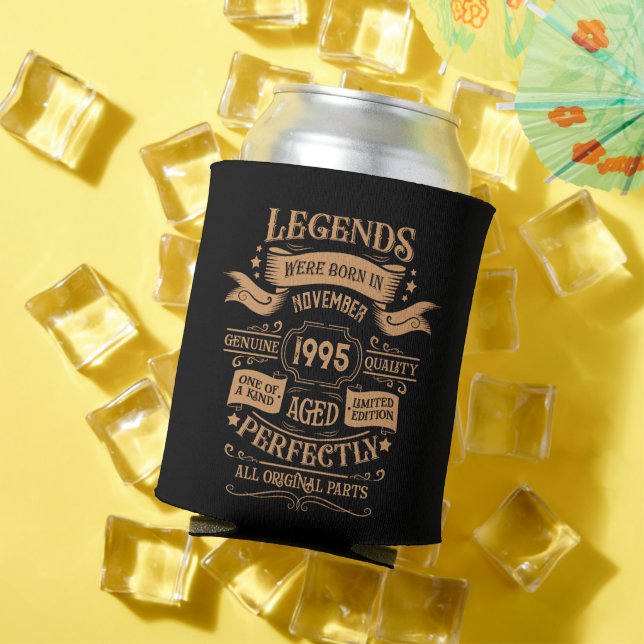 Enfriador De Latas Personalizado Treinta fiesta de 30 años (Verano in situ)