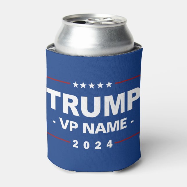 Enfriador De Latas Personalizado Trump Vicepresidente 2024 (Lata Anverso)