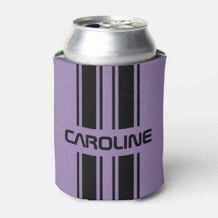 Enfriador De Latas Personalizado Violet Purple Black Auto Race Sport