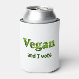 Enfriador De Latas Personalizar Activista Vegano Votante