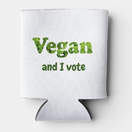 Enfriador De Latas Personalizar Activista Vegano Votante