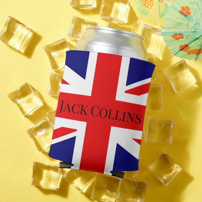 Enfriador De Latas Personalizar la bandera británica (Verano in situ)