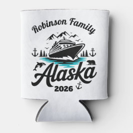 Enfriador De Latas Personalized Alaska Cruise