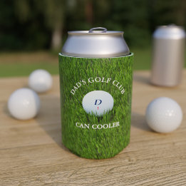 Enfriador De Latas Personalized Golf Club Green Can Cooler