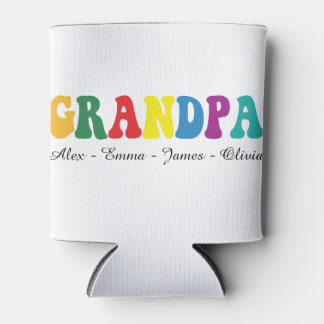 Enfriador De Latas Personalized Grandpa Gift with Grandkids’ Names
