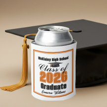 Personalized Orange Class of 2026 Graduation Party