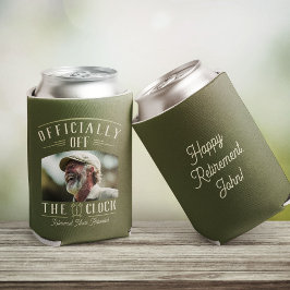 Enfriador De Latas Personalized Retiree Party Favor Retirement Photo 