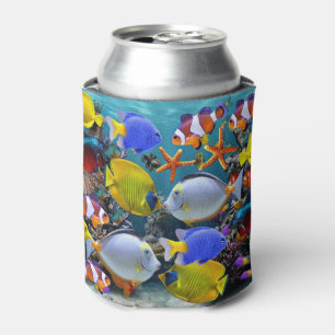 Enfriador De Latas pesca con peces tropicales
