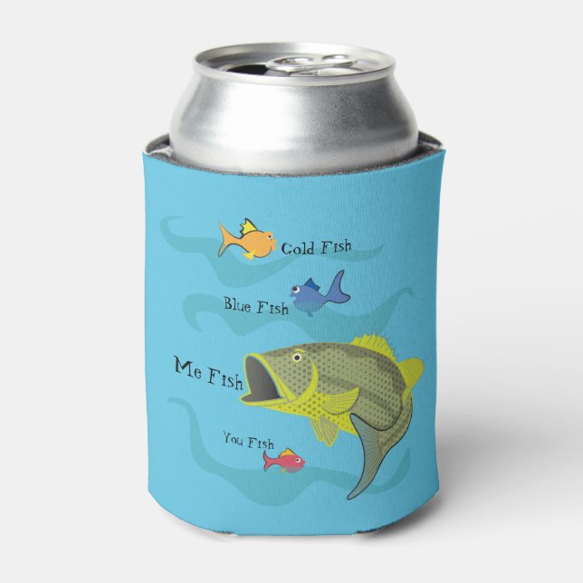 Enfriador De Latas Pesca de personalizado (Lata Anverso)