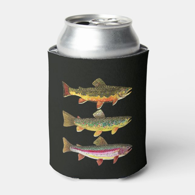 Enfriador De Latas Pesca de truchas (Lata Anverso)