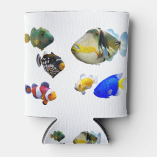 Enfriador De Latas Pescado colorido de agua salada