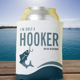 Enfriador De Latas Pescador bromista los fines de semana