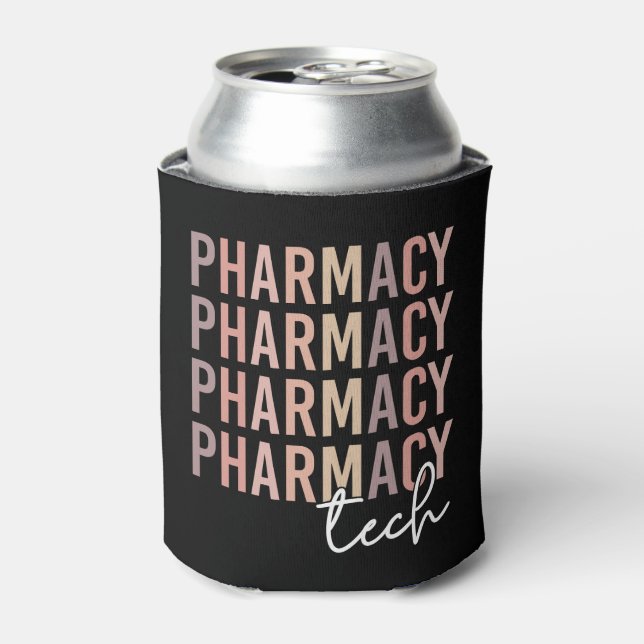 Enfriador De Latas Pharmacy Tech | Técnico Farmacéutico (Lata Anverso)