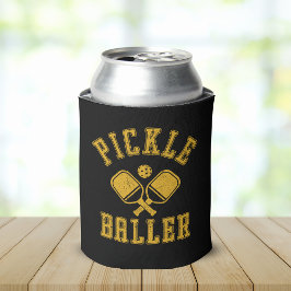 Enfriador De Latas Pickle Baller Funny Pickleball