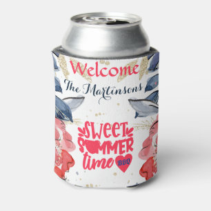 Enfriador De Latas Pícnic de BBQ de Verano Personalizado Cuadrado  