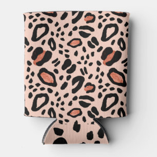 Enfriador De Latas Piel leopardo: Resumen de diseño sin foco