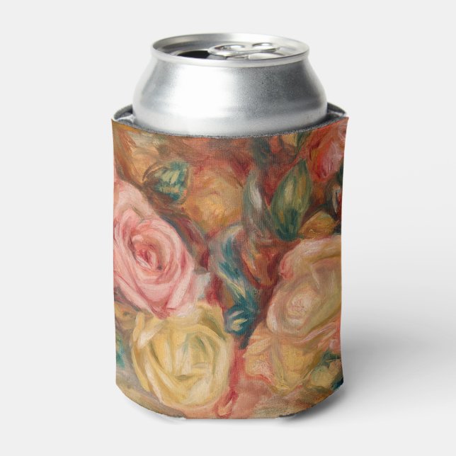Enfriador De Latas Pierre-Auguste Renoir - Rosas (Lata Anverso)