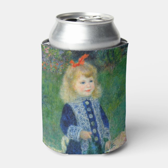 Enfriador De Latas Pierre-Auguste Renoir - Un Chica con capacidad par (Lata Anverso)