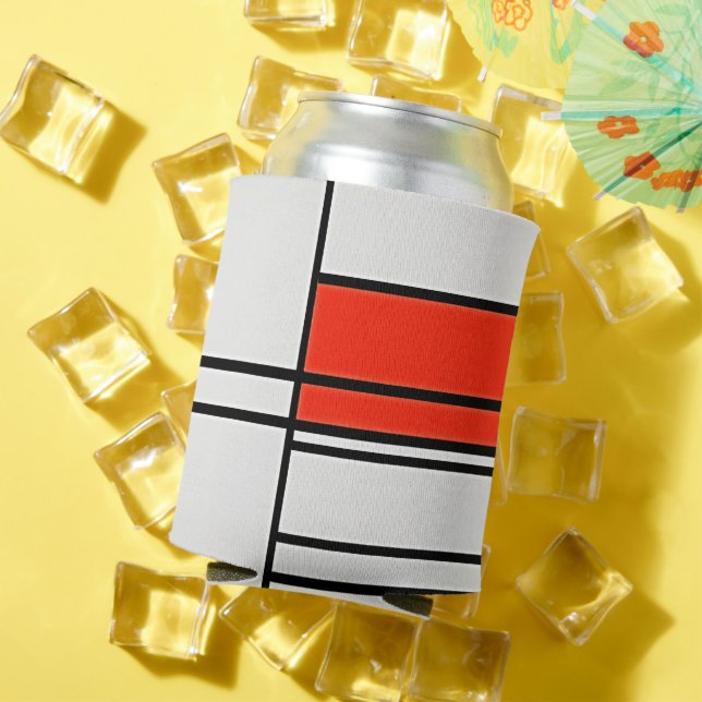 Enfriador De Latas Pieta estética Mondrian Artística Composición Nº 4 (Verano in situ)