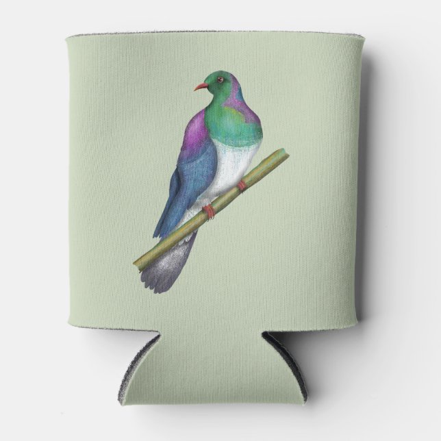 Enfriador De Latas Pigeon de Kereru Wood (Anverso)