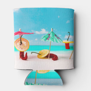 Enfriador De Latas Pimientos De Chili Junto Al Mar