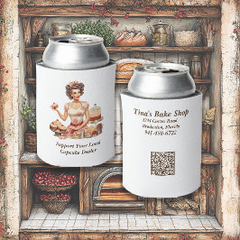 Enfriador De Latas Pin Up Chica Home Bakery tema Coozie