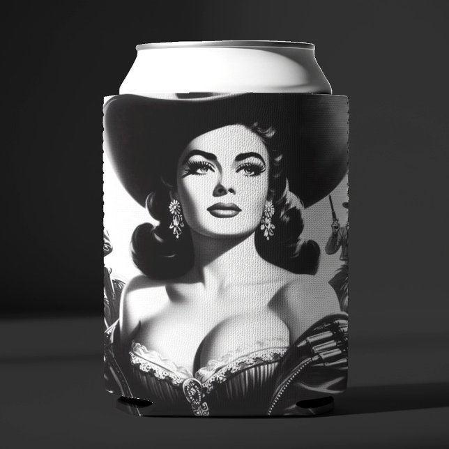 Enfriador De Latas Pin-up retro occidental (Subido por el creador)