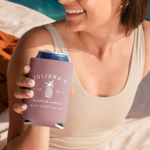 Enfriador De Latas Piña de Bachelorette   Personalizado