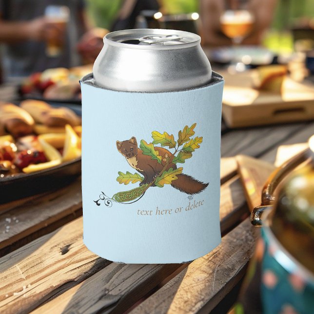 Enfriador De Latas Pine Marten Autumn Leaves (Subido por el creador)