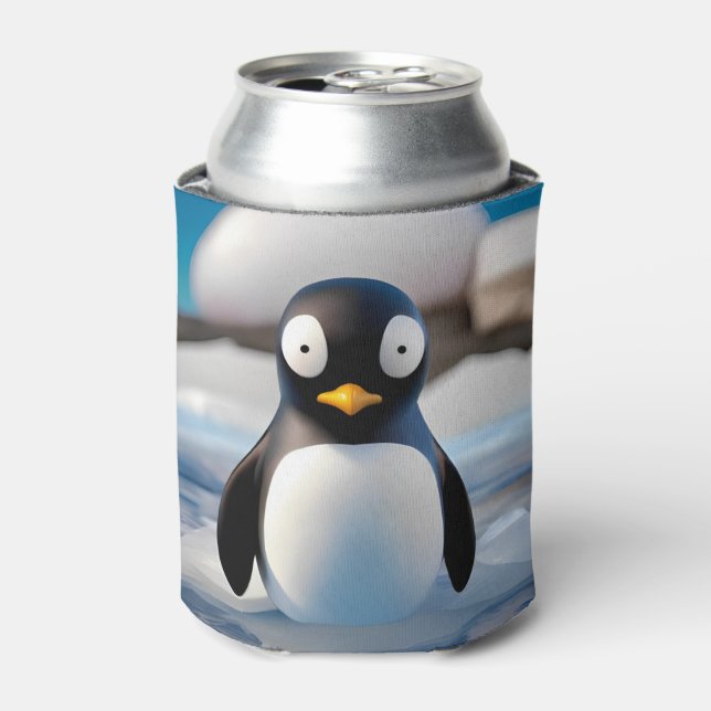 Enfriador De Latas Pingüino (Lata Anverso)