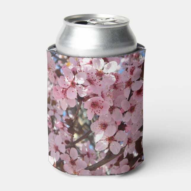 Enfriador De Latas Pink Blossoms Spring Floral (Lata Anverso)