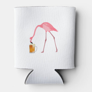 Enfriador De Latas Pink Flamingo Beer Lover