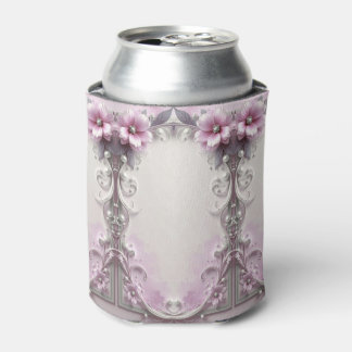 Enfriador De Latas Pink Floral Can Cooler