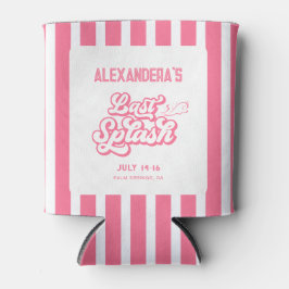 Enfriador De Latas Pink Last splash bachelorate party
