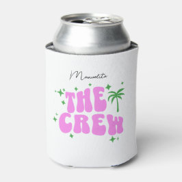 Enfriador De Latas pink palm springs retro bachelorette party