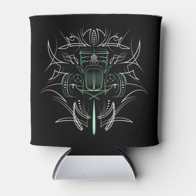 Enfriador De Latas Pinstriping Hot Rod (Anverso)